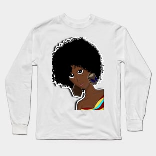 Ashley the black queen Long Sleeve T-Shirt